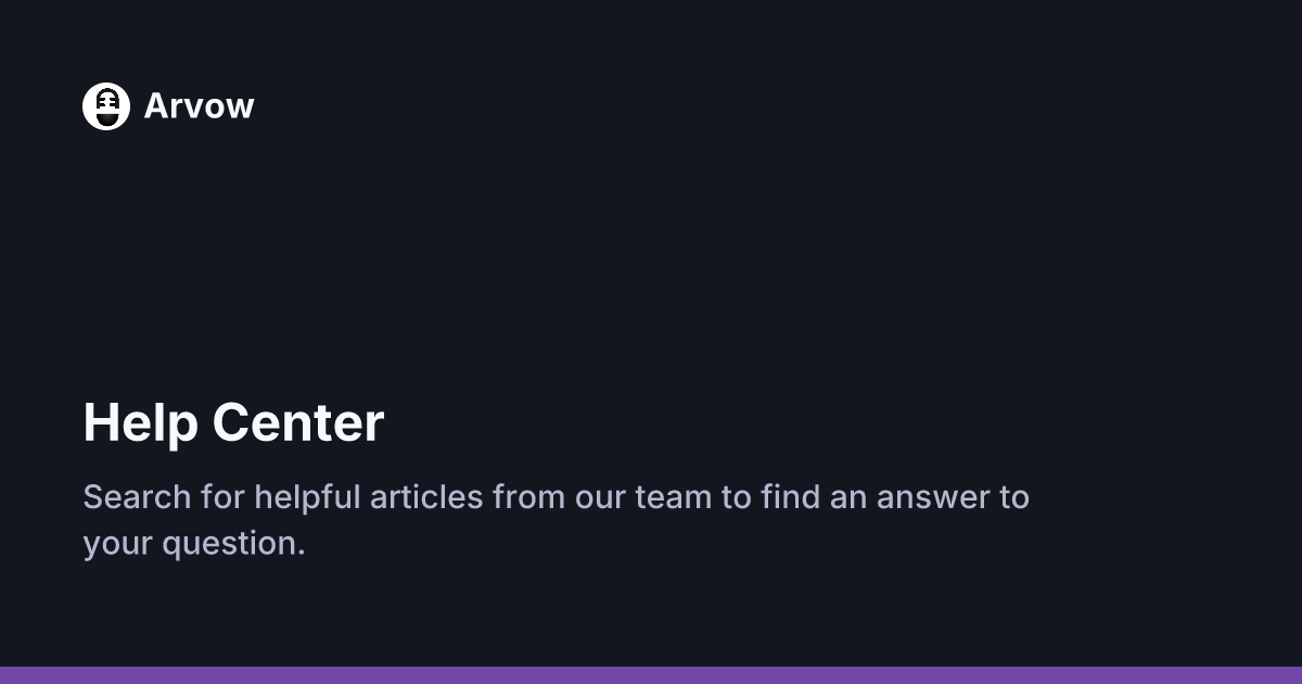 Arvow Docs preview